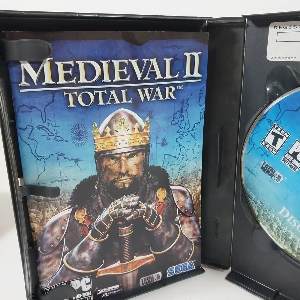 Medieval II Gold Edition Total War, Total War‎ Kingdoms PC DVD 2 Discs W/manual
